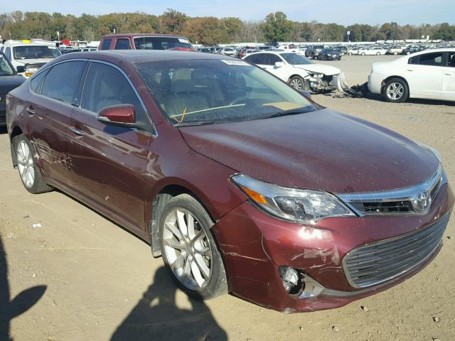 4T1BK1EB1DU036678 - 2013 TOYOTA AVALON BAS MAROON photo 1