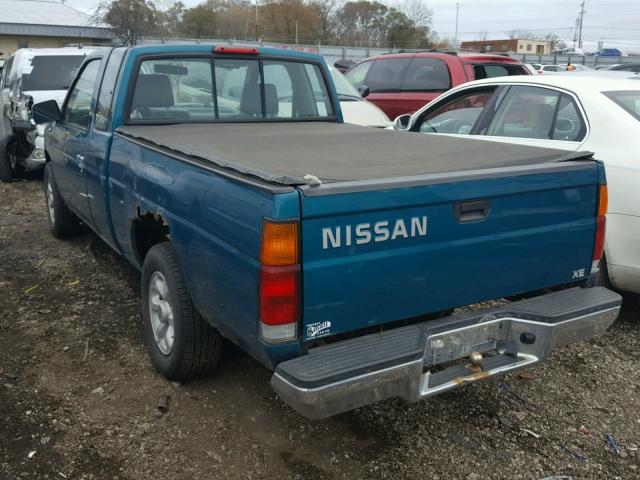 1N6SD16S1VC383588 - 1997 NISSAN TRUCK KING TEAL photo 3