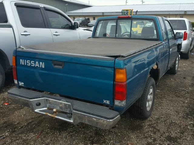 1N6SD16S1VC383588 - 1997 NISSAN TRUCK KING TEAL photo 4