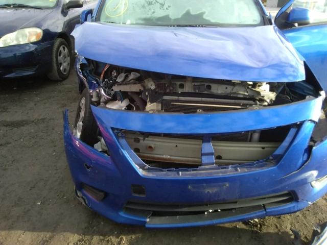 3N1CN7AP4DL827210 - 2013 NISSAN VERSA S BLUE photo 7