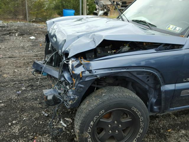 1J4GL48K62W357776 - 2002 JEEP LIBERTY SP BLUE photo 9