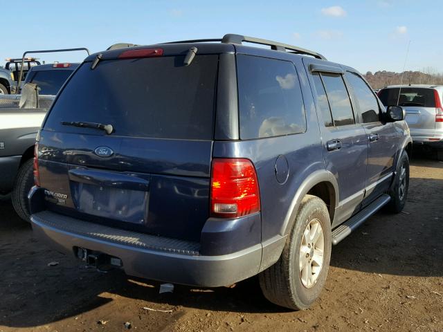 1FMZU73K63UA43333 - 2003 FORD EXPLORER X BLUE photo 4