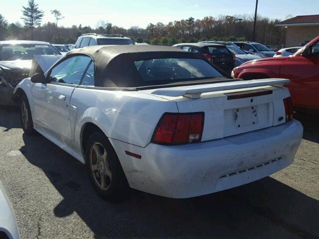 1FAFP44614F214046 - 2004 FORD MUSTANG WHITE photo 3