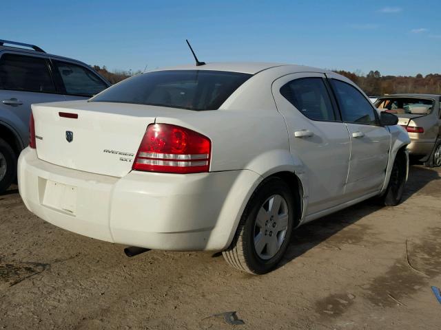 1B3CC4FB4AN199208 - 2010 DODGE AVENGER SX WHITE photo 4