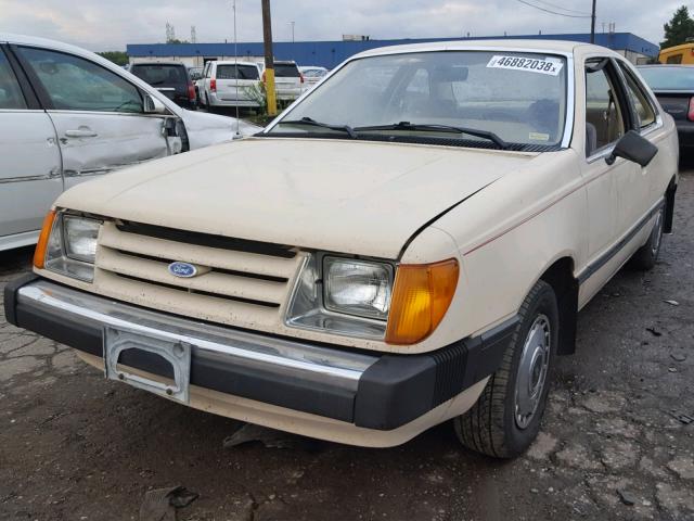 2FABP19X3FB212611 - 1985 FORD TEMPO GL BEIGE photo 2