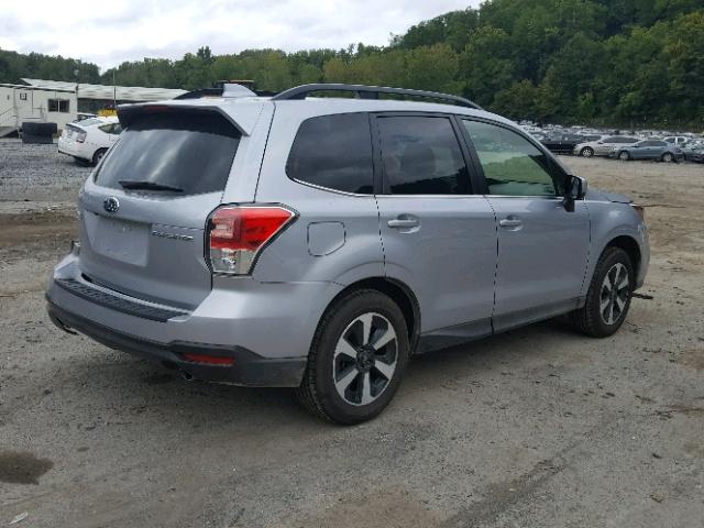 JF2SJAJC0JH571898 - 2018 SUBARU FORESTER 2 SILVER photo 4