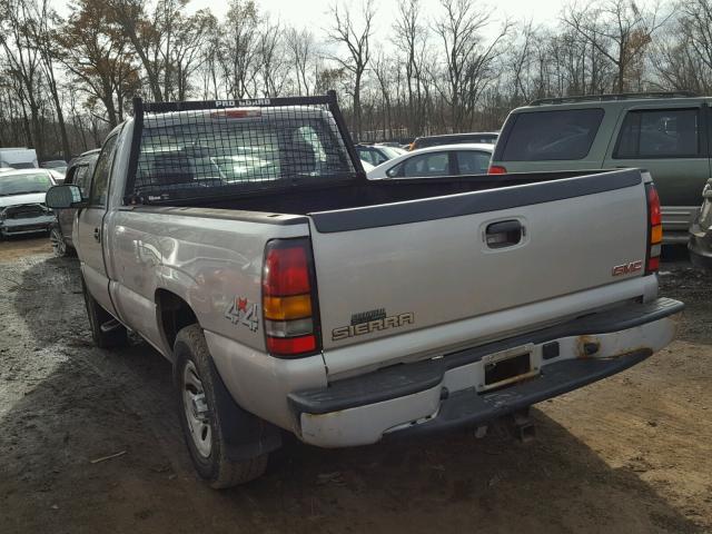 1GTEK14T96Z116683 - 2006 GMC NEW SIERRA GRAY photo 3