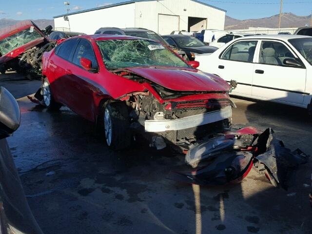 1C3CDFBHXDD641330 - 2013 DODGE DART SXT RED photo 1