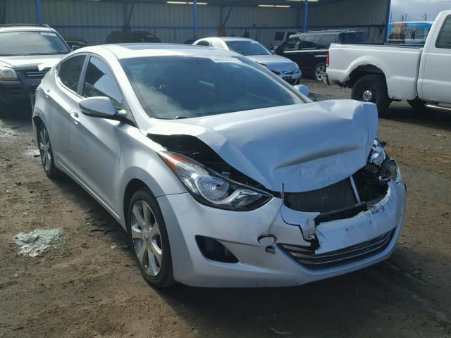 5NPDH4AE9CH105901 - 2012 HYUNDAI ELANTRA GL SILVER photo 1