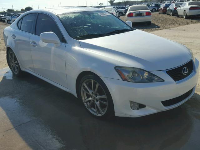 JTHBK262085084941 - 2008 LEXUS IS 250 WHITE photo 1