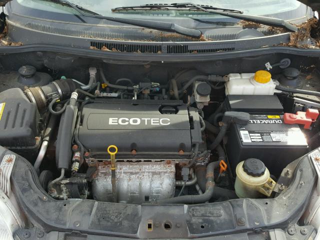 KL1TD66E39B301250 - 2009 CHEVROLET AVEO LS BLACK photo 7