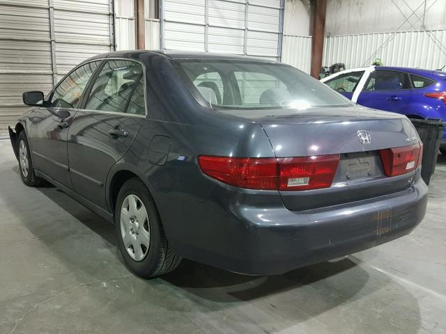 1HGCM56455A081024 - 2005 HONDA ACCORD LX GRAY photo 3