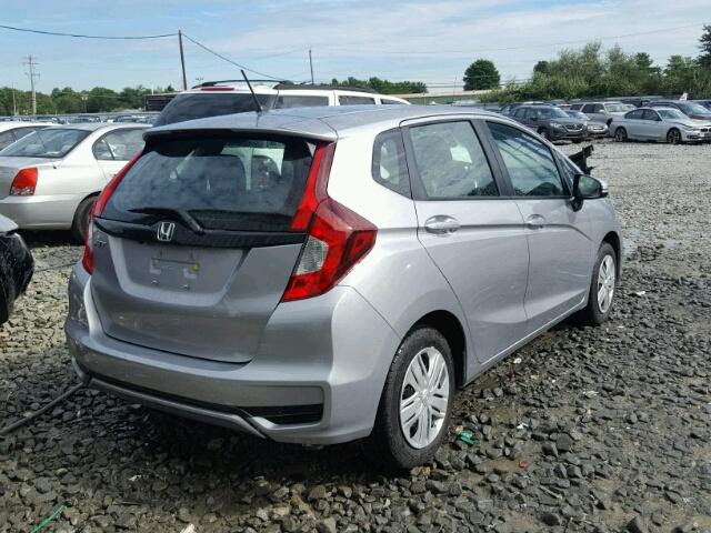 3HGGK5H43KM700061 - 2019 HONDA FIT LX SILVER photo 4