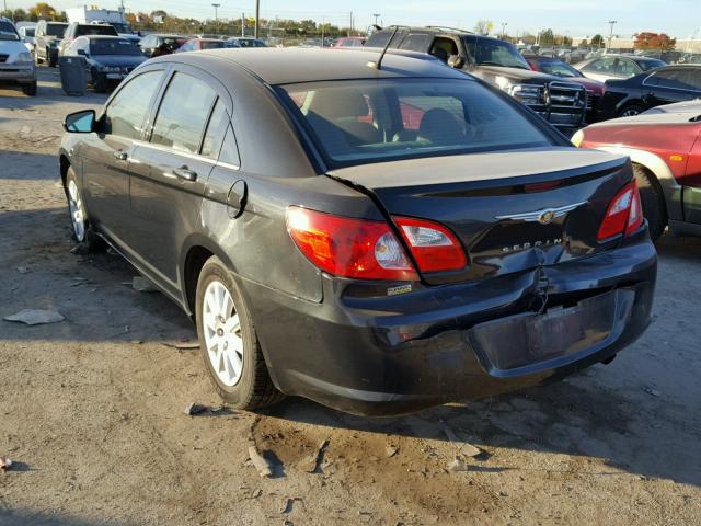 1C3LC46RX8N280336 - 2008 CHRYSLER SEBRING LX BLACK photo 3