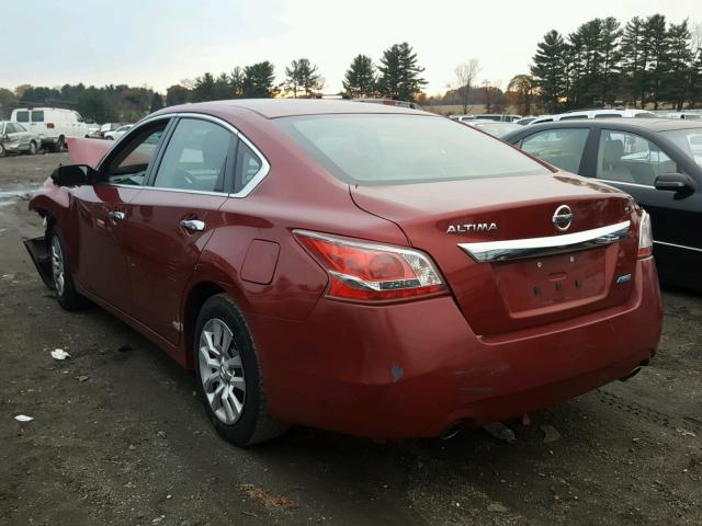 1N4AL3APXDN501274 - 2013 NISSAN ALTIMA 2.5 BURGUNDY photo 3