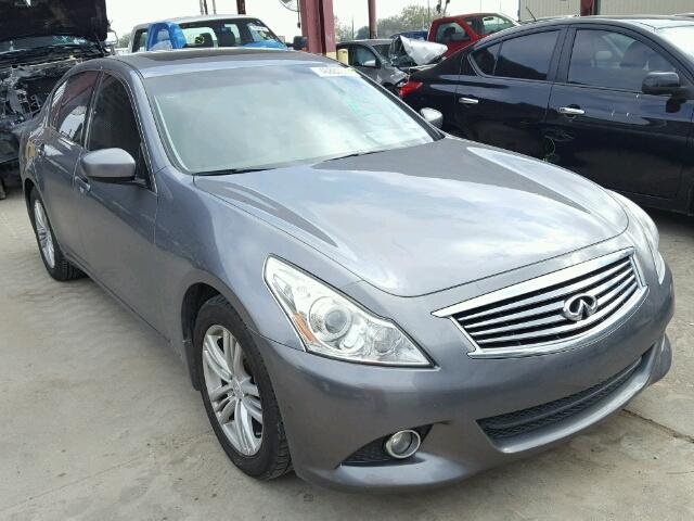 JN1CV6AP6AM403541 - 2010 INFINITI G37 SILVER photo 1