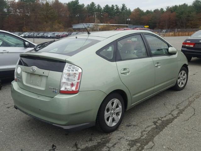 JTDKB20U583364197 - 2008 TOYOTA PRIUS GREEN photo 4