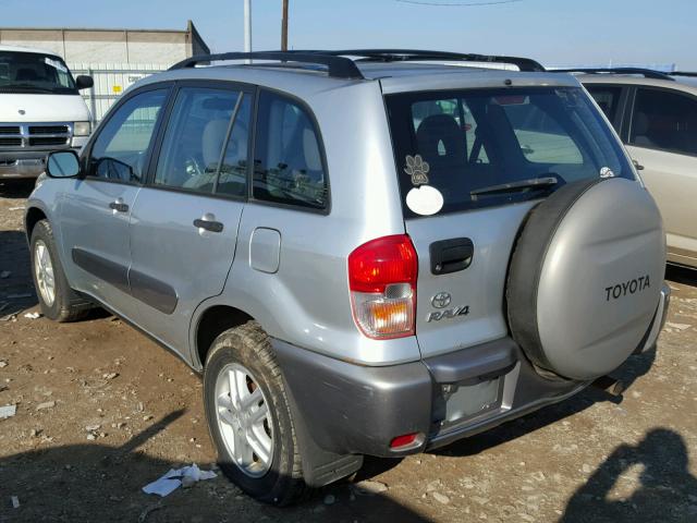 JTEHH20V926069915 - 2002 TOYOTA RAV4 SILVER photo 3