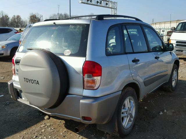 JTEHH20V926069915 - 2002 TOYOTA RAV4 SILVER photo 4