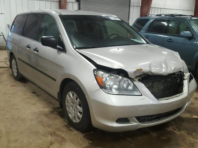 5FNRL38225B007773 - 2005 HONDA ODYSSEY LX SILVER photo 1