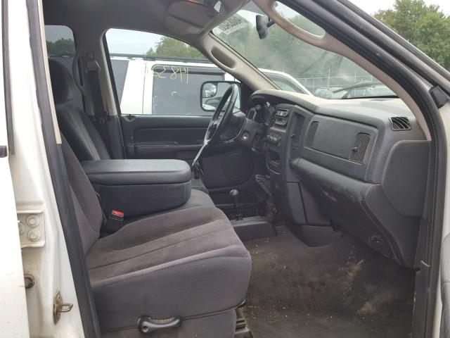 3D7KU28D63G808634 - 2003 DODGE RAM 2500 S WHITE photo 5