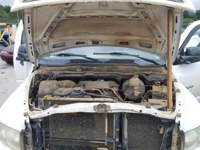 3D7KU28D63G808634 - 2003 DODGE RAM 2500 S WHITE photo 7