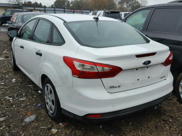 1FADP3E24EL205096 - 2014 FORD FOCUS S WHITE photo 3