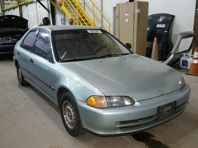 JHMEG8545NS038314 - 1992 HONDA CIVIC DX GREEN photo 1