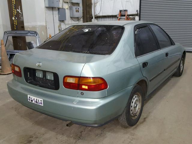 JHMEG8545NS038314 - 1992 HONDA CIVIC DX GREEN photo 4