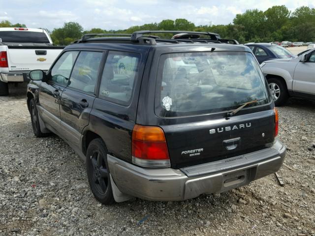 JF1SF655XWH766140 - 1998 SUBARU FORESTER S 黑色 照片 3