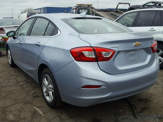 1G1BE5SMXJ7124415 - 2018 CHEVROLET CRUZE LT BLUE photo 3