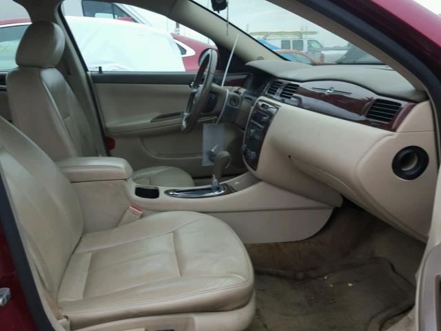 2G1WT58K489266085 - 2008 CHEVROLET IMPALA LT RED photo 5