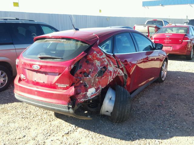 1FAHP3N28CL476788 - 2012 FORD FOCUS TITA RED photo 4