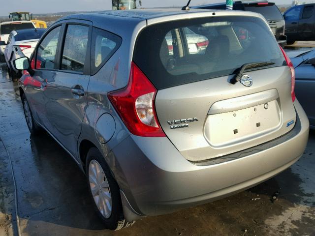 3N1CE2CP1FL411215 - 2015 NISSAN VERSA NOTE GRAY photo 3