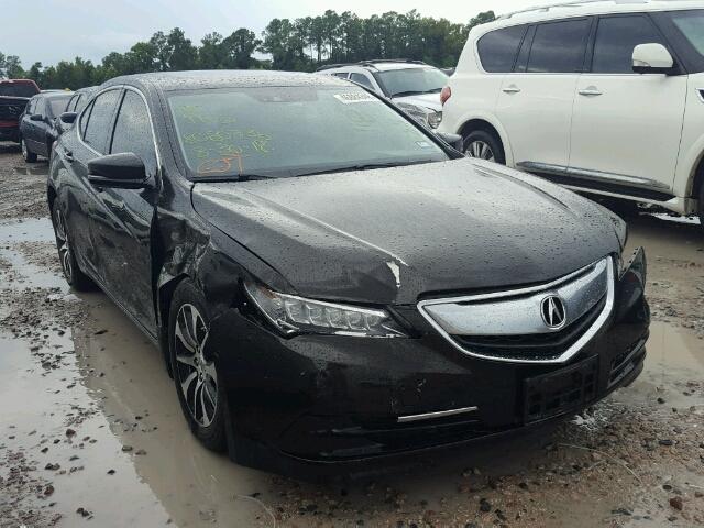 19UUB1F5XFA015811 - 2015 ACURA TLX TECH შავი ფოტო 1