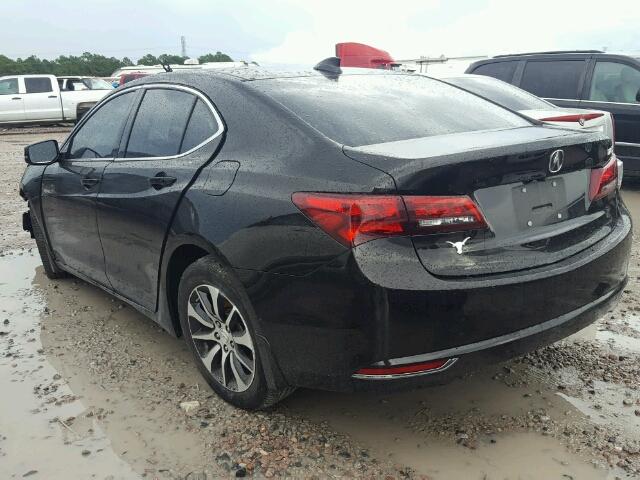 19UUB1F5XFA015811 - 2015 ACURA TLX TECH შავი ფოტო 3