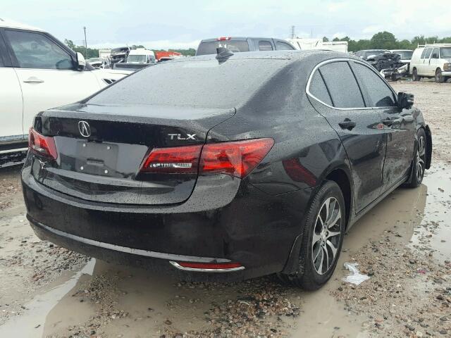 19UUB1F5XFA015811 - 2015 ACURA TLX TECH შავი ფოტო 4