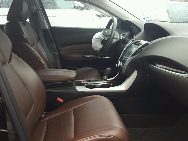 19UUB1F5XFA015811 - 2015 ACURA TLX TECH შავი ფოტო 5