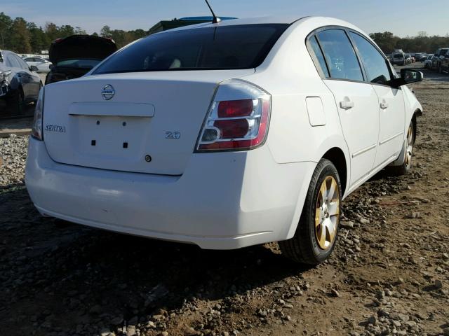 3N1AB61E97L670643 - 2007 NISSAN SENTRA 2.0 WHITE photo 4