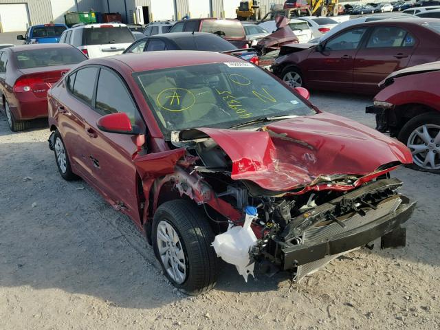 KMHD74LF8HU409335 - 2017 HYUNDAI ELANTRA SE RED photo 1