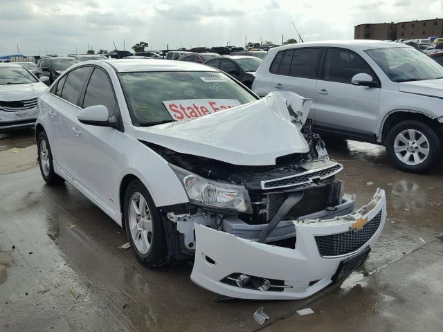 1G1PC5SB4D7212147 - 2013 CHEVROLET CRUZE LT WHITE photo 1