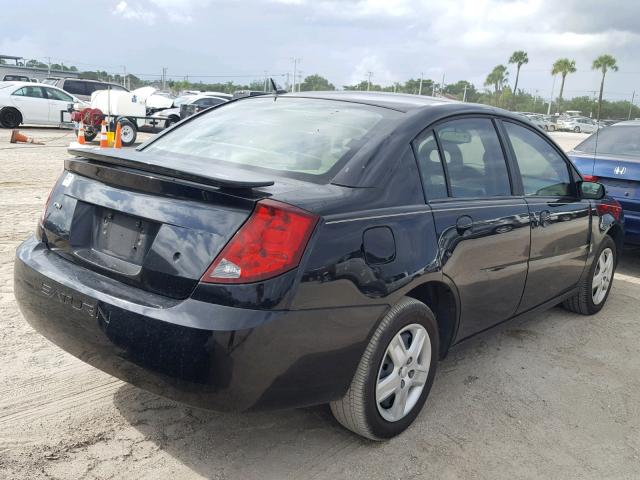 1G8AJ58F27Z152398 - 2007 SATURN ION LEVEL BLACK photo 4