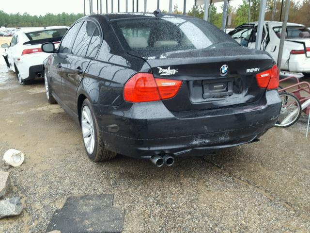 WBAPH7C51BE680730 - 2011 BMW 328 I BLACK photo 3