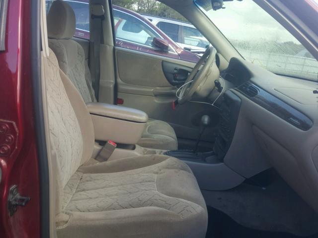 1G1NE52JX2M719481 - 2002 CHEVROLET MALIBU LS Tünd qırmızı foto 5