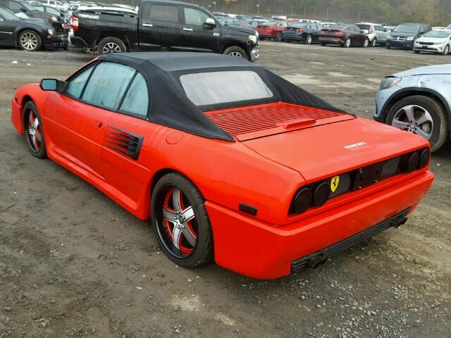 ZFFFC33A7K0082479 - 1989 FERRARI MONDIAL RED photo 3