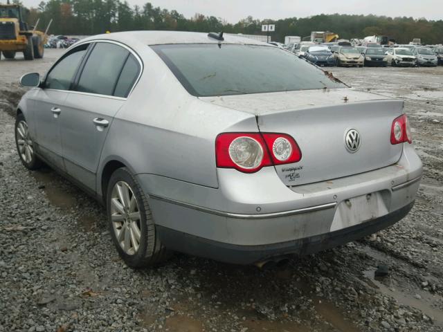 WVWCU73C06P103029 - 2006 VOLKSWAGEN PASSAT 3.6 SILVER photo 3