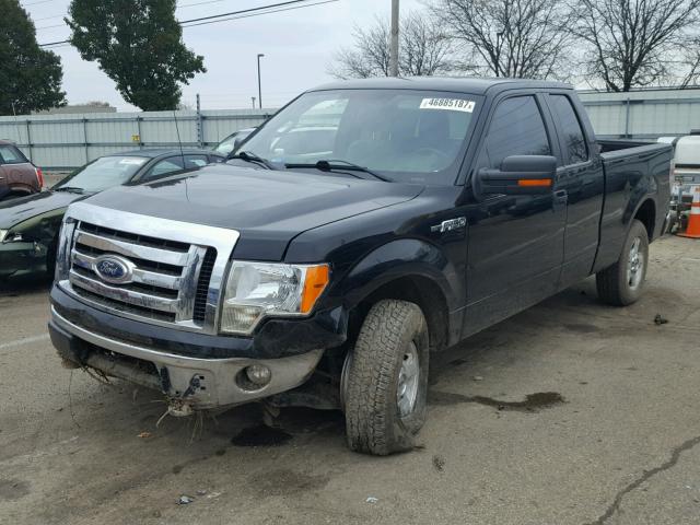 1FTFX1EF5BFC88574 - 2011 FORD F150 SUPER BLACK photo 2