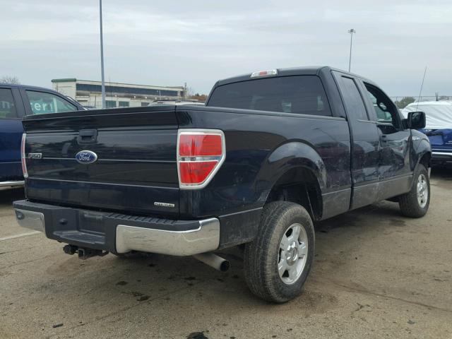 1FTFX1EF5BFC88574 - 2011 FORD F150 SUPER BLACK photo 4