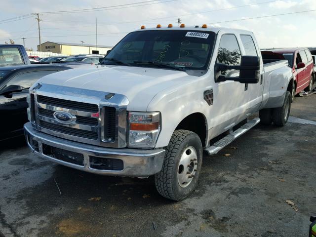 1FTWW33R58ED76437 - 2008 FORD F350 SUPER WHITE photo 2