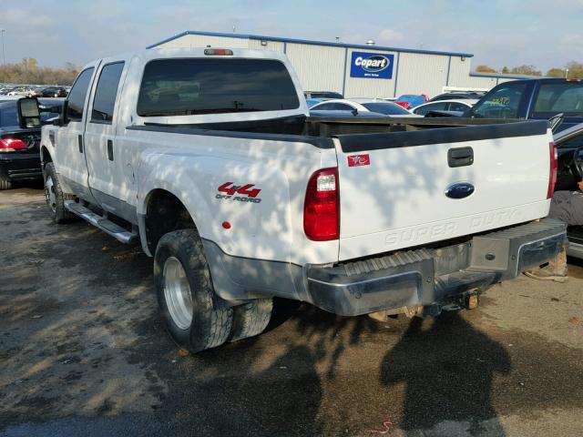 1FTWW33R58ED76437 - 2008 FORD F350 SUPER WHITE photo 3